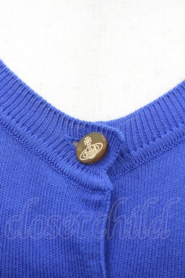 画像4: ヴィヴィアンウエストウッド 中古 / カラーオーブ刺繍ニットカーディガン M  I-26-03-29-019-to-HD-ZI (4)