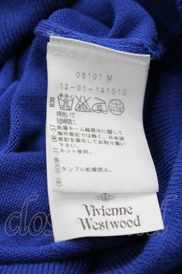 画像6: ヴィヴィアンウエストウッド 中古 / カラーオーブ刺繍ニットカーディガン M  I-26-03-29-019-to-HD-ZI (6)