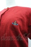 画像3: ヴィヴィアンウエストウッド 中古 / カラーオーブ刺繍ニットカーディガン M 赤  I-26-03-29-020-to-HD-ZI (3)