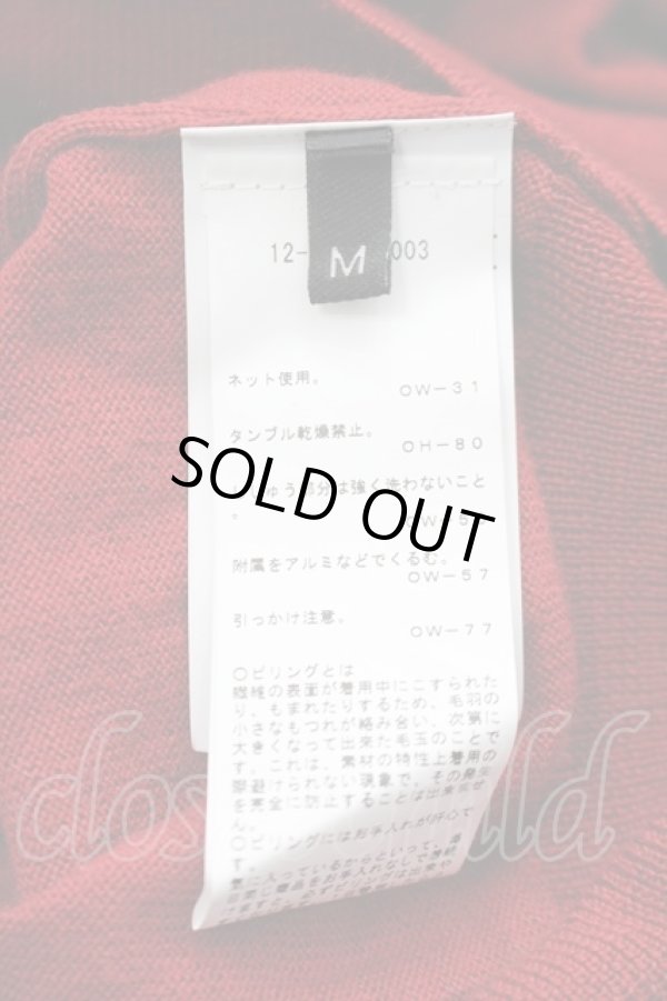 画像6: ヴィヴィアンウエストウッド 中古 / カラーオーブ刺繍ニットカーディガン M 赤  I-26-03-29-020-to-HD-ZI (6)