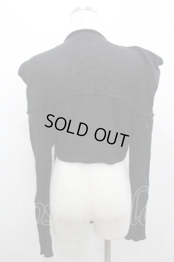 画像3: ヴィヴィアンウエストウッド 中古 / オーブボタン変形ニットボレロ 2 黒  I-26-04-22-022-to-HD-ZI (3)