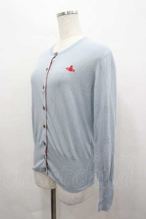 画像2: ヴィヴィアンウエストウッド 中古 / 単色オーブ刺繍 ニットカーディガン 3  I-26-04-22-024-to-HD-ZI (2)