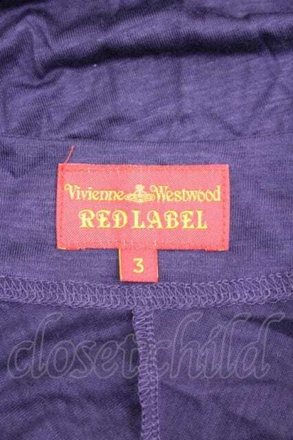 画像4: ヴィヴィアンウエストウッド 中古 / 単色オーブ刺繍カットソー 3 パープル  I-26-04-22-031-to-HD-ZI (4)