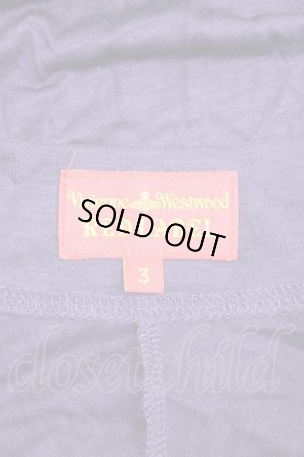 画像4: ヴィヴィアンウエストウッド 中古 / 単色オーブ刺繍カットソー 3 パープル  I-26-04-22-031-to-HD-ZI (4)