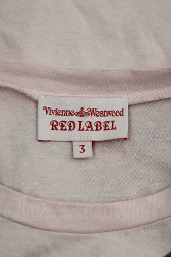 画像4: ヴィヴィアンウエストウッド 中古 / バンダナptTシャツ 3 ピンク  I-26-04-22-036-ts-HD-ZI (4)