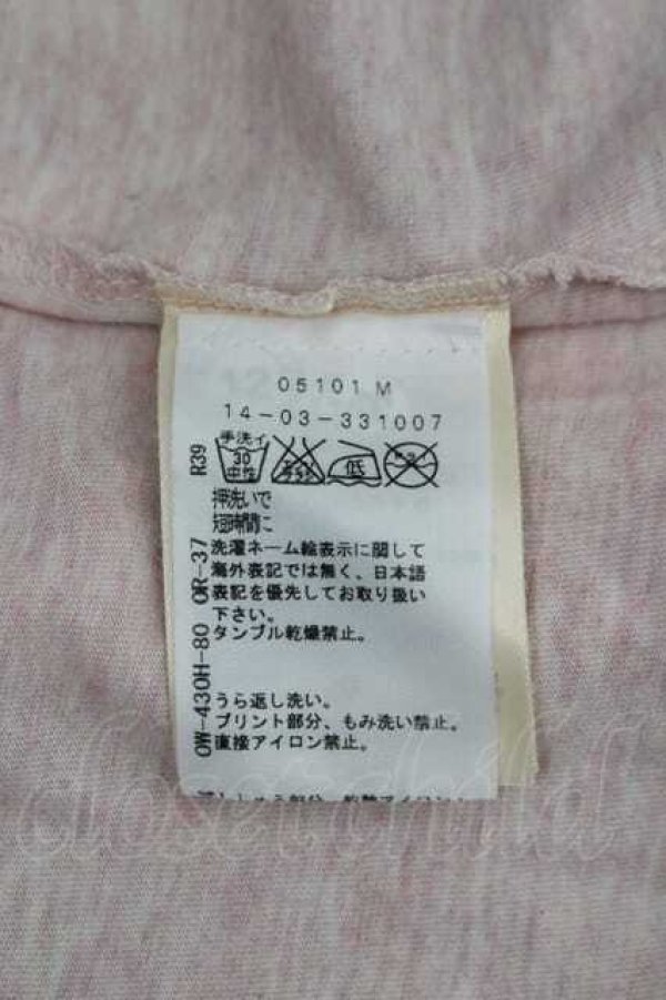 画像5: ANGLOMANIA 中古 / LeeコラボTシャツ L ピンク  I-26-04-22-041-to-HD-ZI (5)