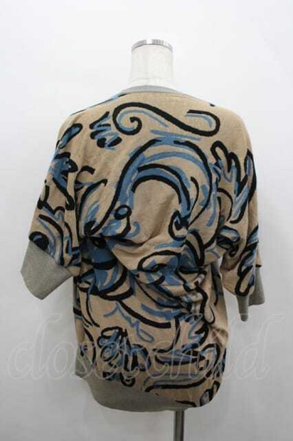 画像3: ヴィヴィアンウエストウッド 中古 / シルエットニットトップス 2 アイボリーＸブラウン  I-26-04-22-042-to-HD-ZI (3)