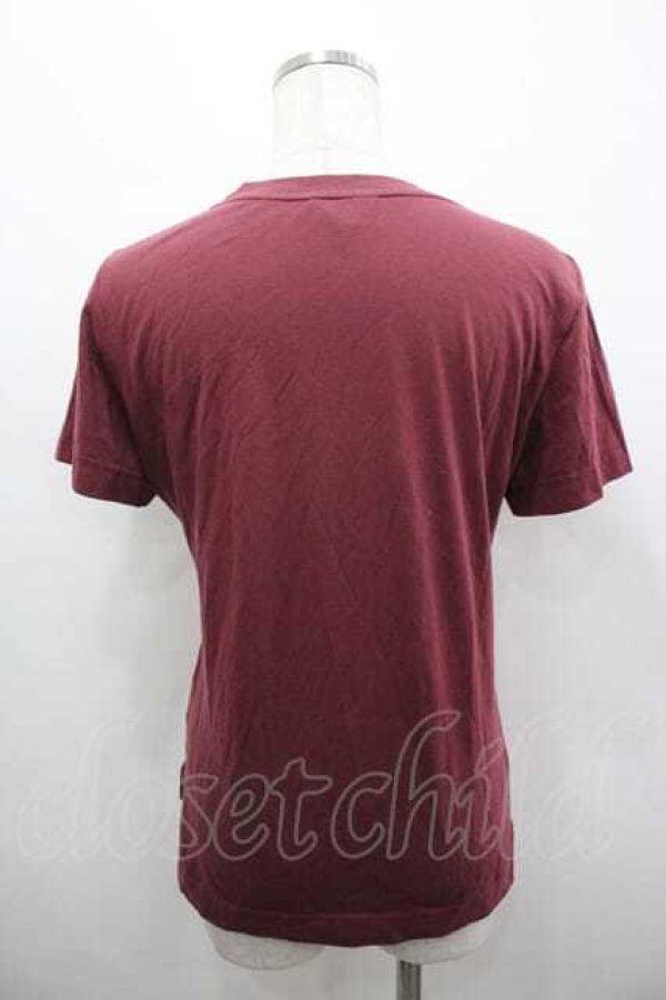 画像3: ヴィヴィアンウエストウッド 中古 / ウサギプリント半袖カットソー 3 ボルドー  I-26-04-22-045-to-HD-ZI (3)