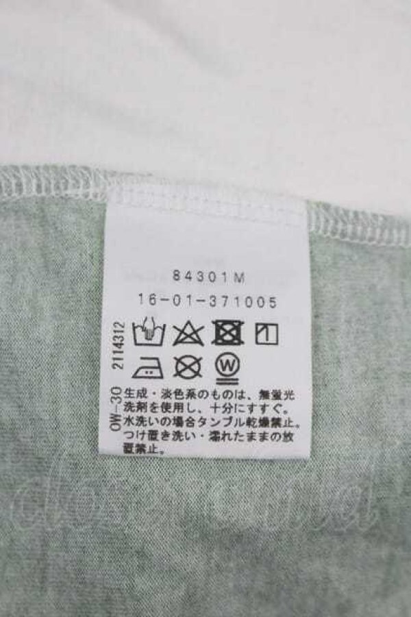 画像5: ヴィヴィアンウエストウッド 中古 / 騙シ絵Tシャツ 3 緑Ｘ白  I-26-04-22-048-to-HD-ZI (5)