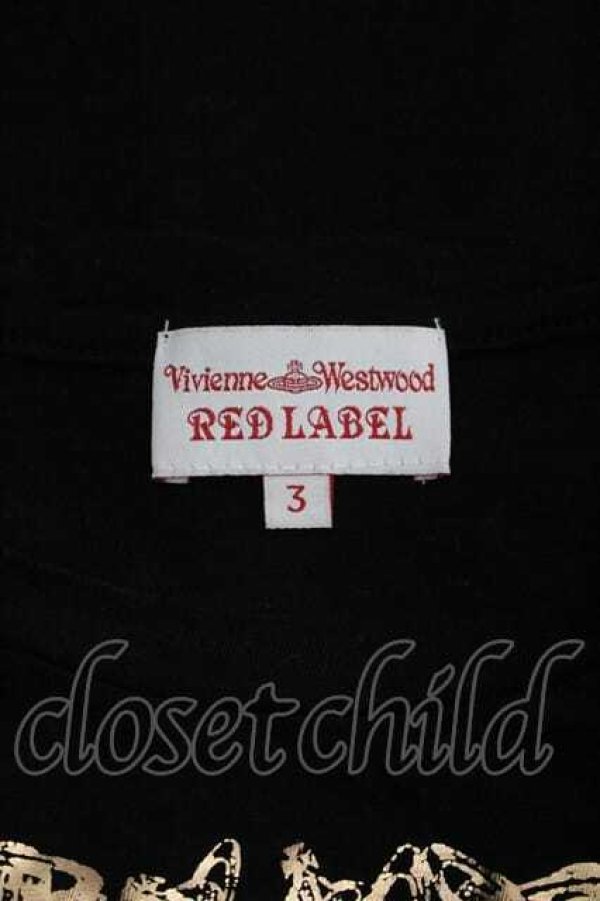 画像4: ヴィヴィアンウエストウッド 中古 / 額縁Tシャツ 3 黒  I-26-04-22-049-ts-HD-ZI (4)