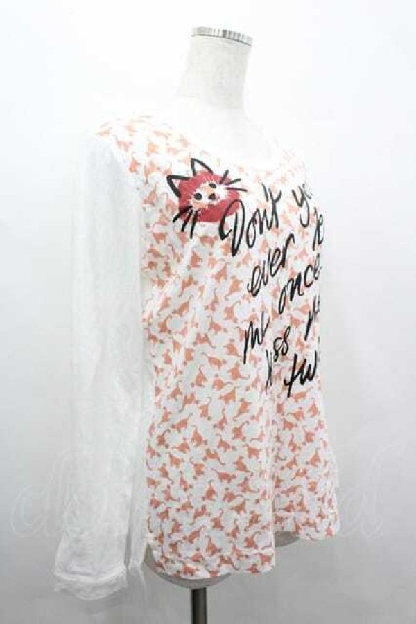 画像2: ヴィヴィアンウエストウッド 中古 / LIP CATカトソー 3 白Ｘピンク  I-26-04-22-052-to-HD-ZI (2)