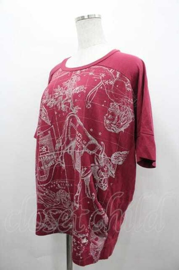 画像2: ヴィヴィアンウエストウッド 中古 / 星座柄半袖カットソー 2 ピンク  I-26-04-22-053-to-HD-ZI (2)