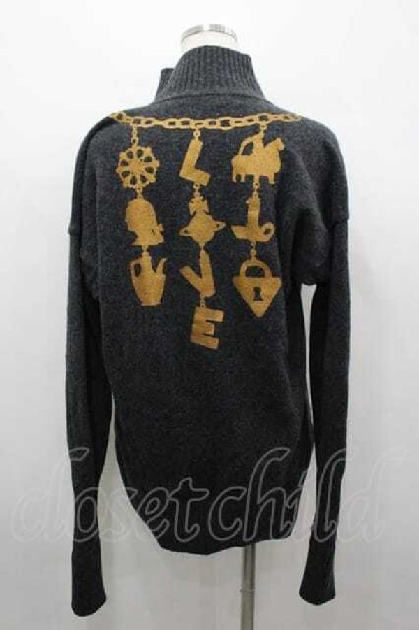画像3: ヴィヴィアンウエストウッド 中古 / 騙シ絵ネックレスプリントハイネックニットトップス 2  I-26-04-22-054-to-HD-ZI (3)