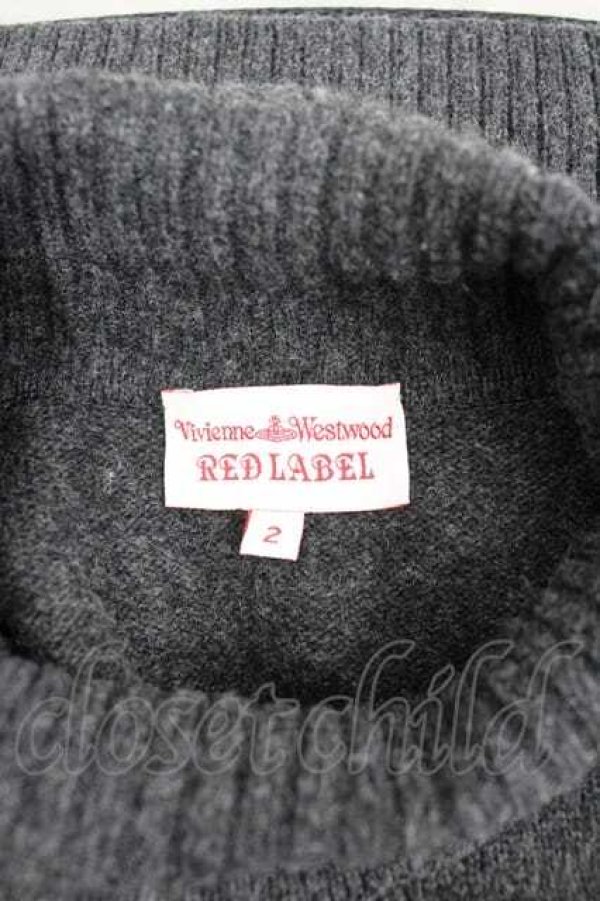 画像4: ヴィヴィアンウエストウッド 中古 / 騙シ絵ネックレスプリントハイネックニットトップス 2  I-26-04-22-054-to-HD-ZI (4)