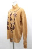画像2: ヴィヴィアンウエストウッド 中古 / 騙シ絵ネックレスプリントハイネックニットトップス 2  I-26-04-22-058-to-HD-ZI (2)