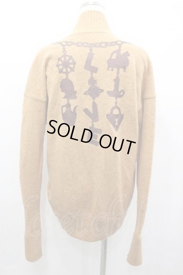 画像3: ヴィヴィアンウエストウッド 中古 / 騙シ絵ネックレスプリントハイネックニットトップス 2  I-26-04-22-058-to-HD-ZI (3)