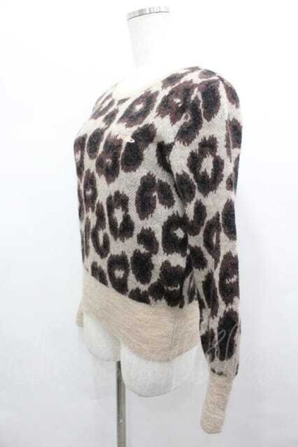 画像2: ヴィヴィアンウエストウッド 中古 / レオパードニットトップス 2 ブラウン  I-26-04-22-059-to-HD-ZI (2)