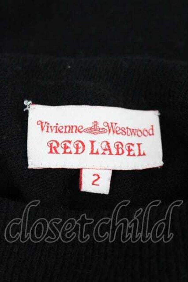 画像4: ヴィヴィアンウエストウッド 中古 / 裾単色オーブ刺繍ハイネックニットトップス 2  I-26-04-22-061-to-HD-ZI (4)
