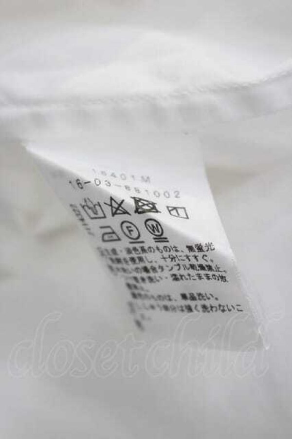 画像6: ヴィヴィアンウエストウッド 中古 / 単色オーブ刺繍長袖ブラウス 1 白Ｘ赤  I-26-04-22-006-bl-HD-ZI (6)