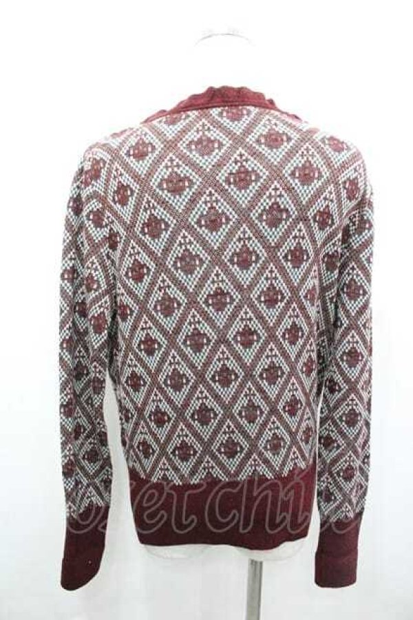 画像3: ヴィヴィアンウエストウッド 中古 / オーブラメニットトップス 3 ボルドーラメ  I-26-04-22-062-to-HD-ZI (3)