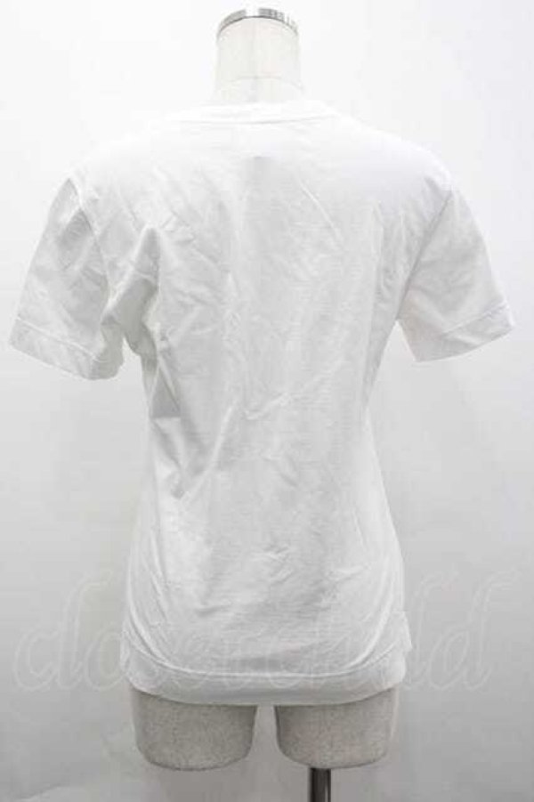 画像2: ヴィヴィアンウエストウッド 中古 / キスミーキティ半袖Tシャツ 02 白Ｘ黒Ｘ赤  I-26-04-22-007-ts-HD-ZI (2)