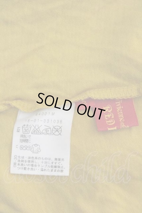 画像4: ヴィヴィアンウエストウッド 中古 / CAT Tシャツ 2 イエロー  I-26-04-22-066-to-HD-ZI (4)