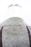 画像4: ヴィヴィアンウエストウッド 中古 / サイドストライプニットトップス 2 グレーＸボルドー  I-26-04-22-069-to-HD-ZI (4)
