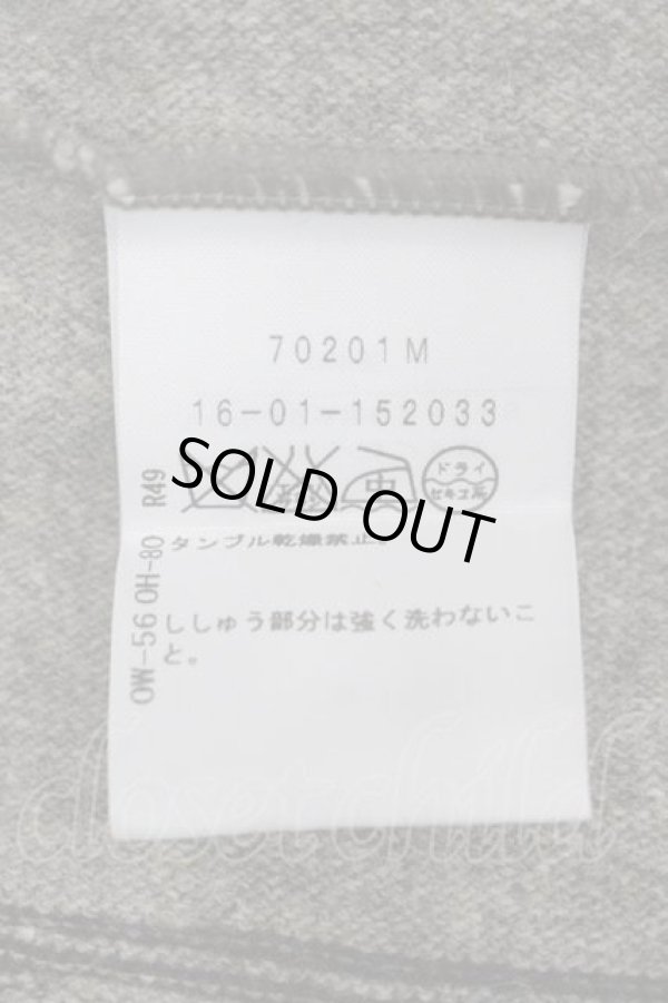 画像6: ヴィヴィアンウエストウッド 中古 / サイドストライプニットトップス 2 グレーＸボルドー  I-26-04-22-069-to-HD-ZI (6)
