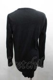 画像2: ヴィヴィアンウエストウッド 中古 / カラーオーブ刺繍ロングカーディガン M 黒  I-26-04-22-074-to-HD-ZI (2)