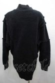 画像2: ヴィヴィアンウエストウッド 中古 / 裏毛ナッピング起毛パネル切替トップ＆チュニック 00 黒  I-26-04-22-076-op-HD-ZI (2)
