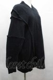 画像3: ヴィヴィアンウエストウッド 中古 / 裏毛ナッピング起毛パネル切替トップ＆チュニック 00 黒  I-26-04-22-076-op-HD-ZI (3)