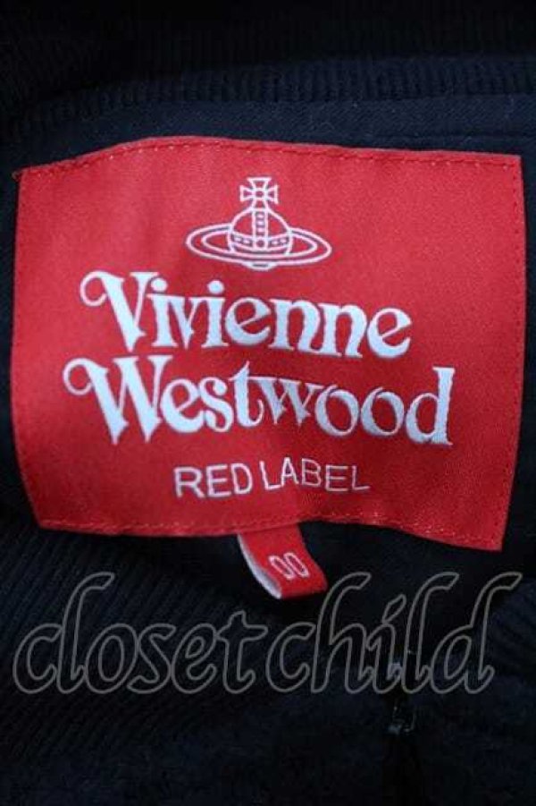 画像4: ヴィヴィアンウエストウッド 中古 / 裏毛ナッピング起毛パネル切替トップ＆チュニック 00 黒  I-26-04-22-076-op-HD-ZI (4)