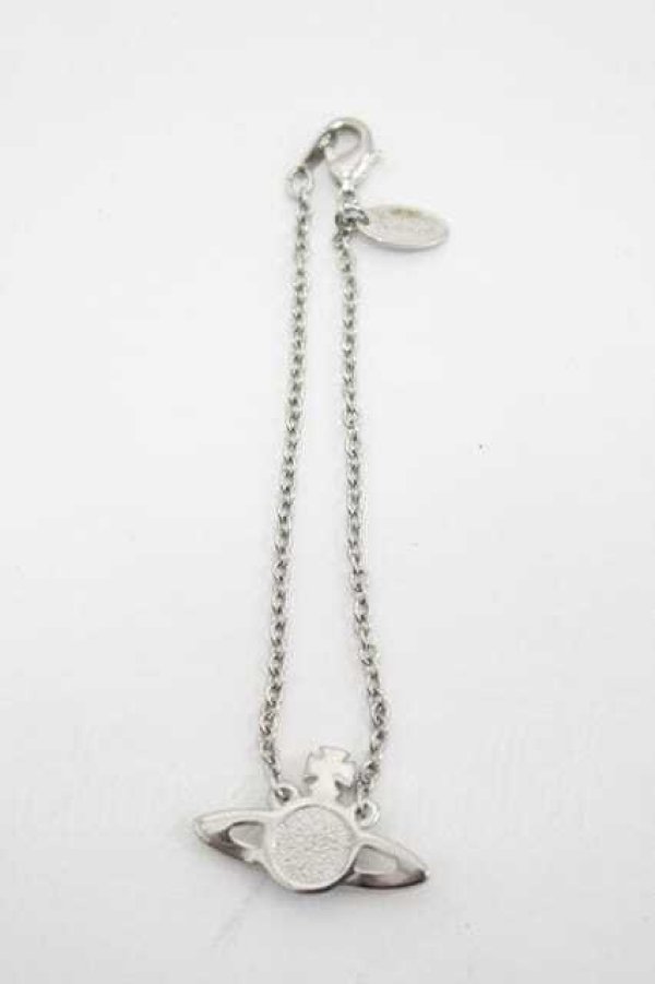 画像2: ヴィヴィアンウエストウッド 中古 / エナメルオーブブレスレット  シルバー  I-26-04-22-089-ac-HD-ZI (2)