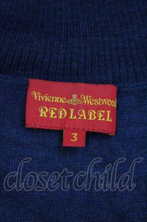 画像4: ヴィヴィアンウエストウッド 中古 / 裾単色オーブ刺繍ハイネックニットトップス 2  I-26-04-22-009-to-HD-ZI (4)