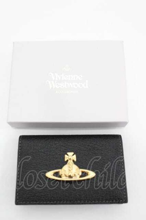 画像4: ヴィヴィアンウエストウッド 中古 / EXECUTIVEカードケース  黒  I-26-04-22-091-gd-HD-ZI (4)