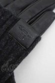 画像3: ヴィヴィアンウエストウッド 中古 / ニットレザーグローブ  黒  I-26-04-22-095-gd-HD-ZI (3)