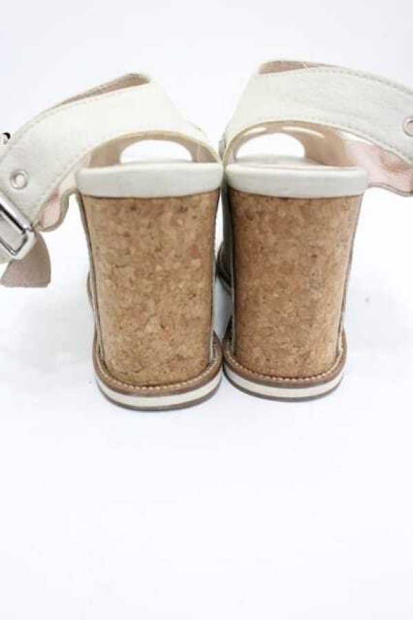 画像2: ヴィヴィアンウエストウッド 中古 / ベルト厚底サンダル 36 アイボリー  I-26-04-22-099-sh-HD-ZI (2)