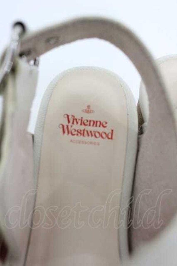 画像3: ヴィヴィアンウエストウッド 中古 / ベルト厚底サンダル 36 アイボリー  I-26-04-22-099-sh-HD-ZI (3)