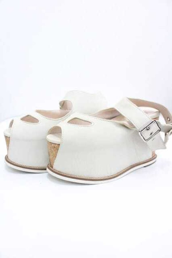 画像4: ヴィヴィアンウエストウッド 中古 / ベルト厚底サンダル 36 アイボリー  I-26-04-22-099-sh-HD-ZI (4)