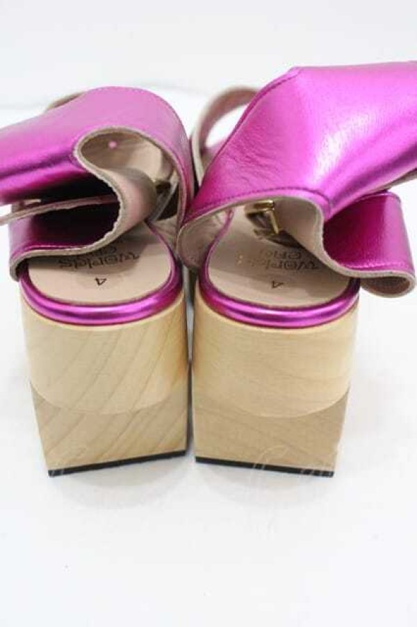 画像2: ヴィヴィアンウエストウッド 中古 / ロッキンホーススレイブ 約24CM(内側採寸) 濃ピンク  I-26-04-22-100-bl-HD-ZI (2)