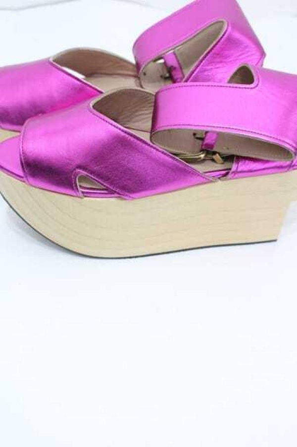 画像3: ヴィヴィアンウエストウッド 中古 / ロッキンホーススレイブ 約24CM(内側採寸) 濃ピンク  I-26-04-22-100-bl-HD-ZI (3)