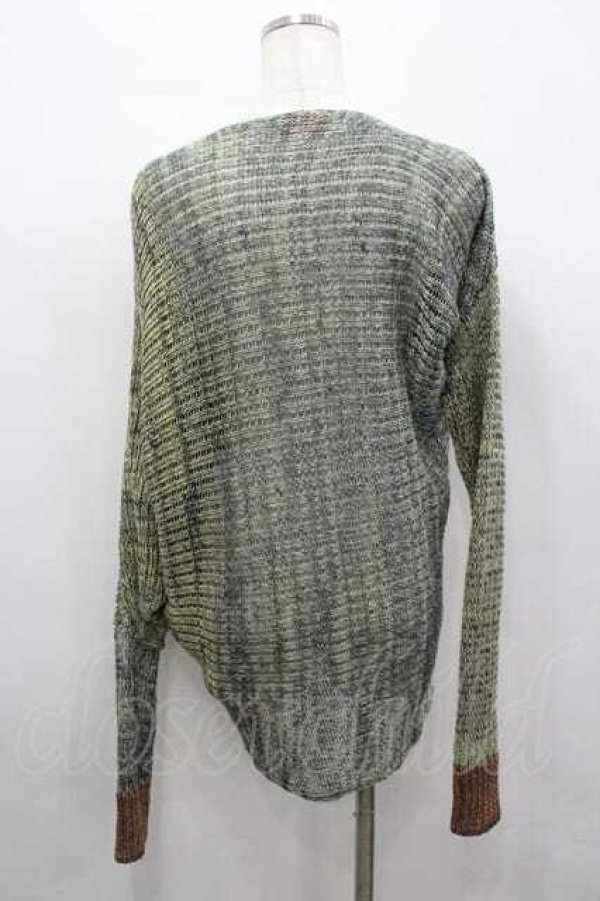 画像3: ヴィヴィアンウエストウッド 中古 / グラデーションカーディガン 2 イエロー  I-26-04-22-010-to-HD-ZI (3)