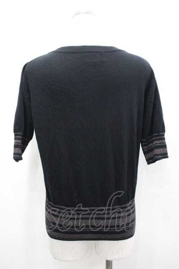 画像3: ヴィヴィアンウエストウッド 中古 / 単色オーブ刺繍 ニットカーディガン 3  I-26-04-22-011-to-HD-ZI (3)
