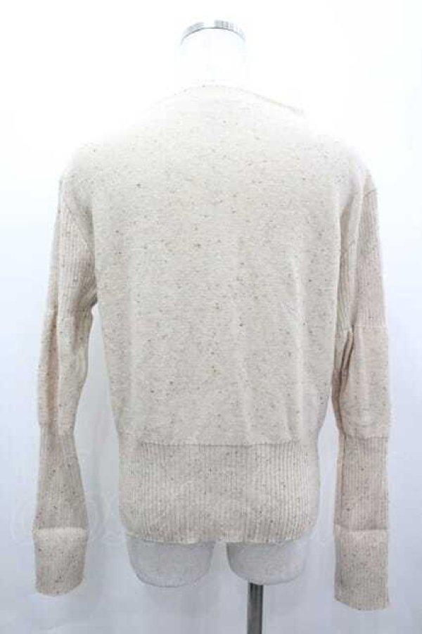 画像3: ヴィヴィアンウエストウッド 中古 / 裾単色オーブ刺繍ニットカーディガン 2 アイボリー  I-26-04-22-013-to-HD-ZI (3)