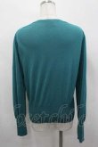 画像3: ヴィヴィアンウエストウッド 中古 / 裾単色オーブ刺繍ニットカーディガン 3 グリーン  I-26-04-22-016-to-HD-ZI (3)