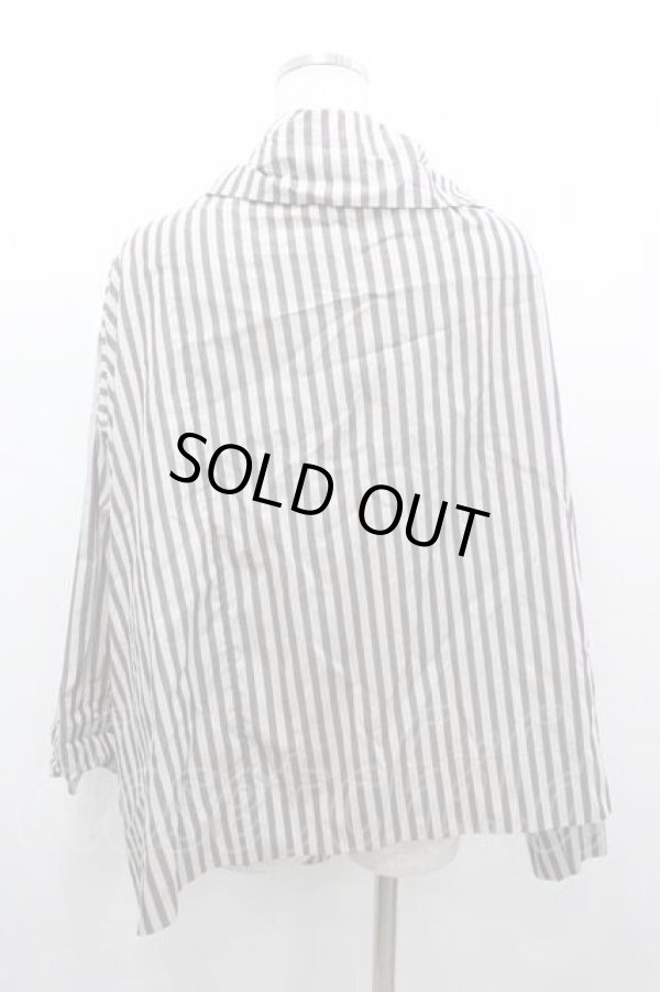 画像3: ヴィヴィアンウエストウッド 中古 / ストライプシャツ 2 パープルＸアイボリー  I-26-04-22-020-bl-HD-ZI (3)