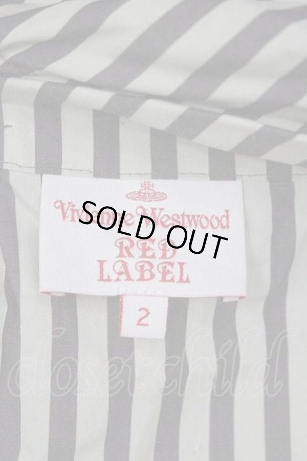 画像4: ヴィヴィアンウエストウッド 中古 / ストライプシャツ 2 パープルＸアイボリー  I-26-04-22-020-bl-HD-ZI (4)