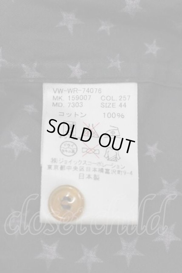 画像5: ヴィヴィアンウエストウッド MAN 中古 / スター半袖シャツ 44 グレーＸピンク  I-26-05-20-002-bl-HD-ZI (5)