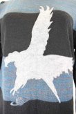 画像3: ヴィヴィアンウエストウッド 中古 / ボーダーハイネックニットトップス 2 黒Ｘ青  I-26-05-20-028-to-HD-ZI (3)