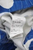 画像6: ANGLOMANIA 中古 / 総柄カットライダースジャケット M 青Ｘシロ  I-26-05-20-032-jc-HD-ZI (6)